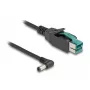 DeLOCK PoweredUSB-kaabel isane 12 V kuni DC 5,5 x 2,1 mm isane nurga all 2 m