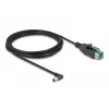 DeLOCK PoweredUSB-kaabel, isane, 12 V – DC 5,5 × 2,1 mm, isane, nurga all, 3 m