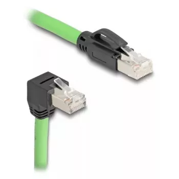 Võrgukaabel DeLOCK 80897 RJ-45 Cat6a 5 m Must Roheline