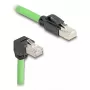 Võrgukaabel DeLOCK 80897 RJ-45 Cat6a 5 m Must Roheline