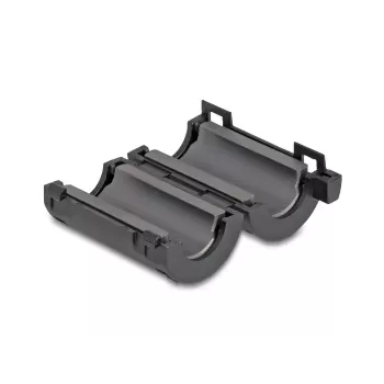 DELOCK 80947 ferriitsüdamikuga klemm, must, 36×19,5×18 mm, 2 tk pakendis