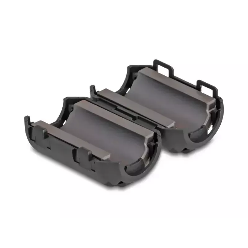 Ferriitsüdamikuga klamber DELOCK 80948, must, nikkel/plast/tsink, 36×23,5×22,2 mm, 2 tk pakendis