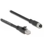 Võrgukaabel DeLOCK 80594 M12 -> RJ-45 Cat5e 5m Must