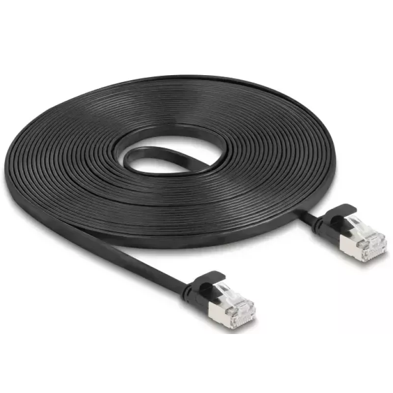 Võrgukaabel DeLOCK 81168 RJ-45 Cat6a 7,5 m Must
