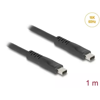DeLOCK 81176 DisplayPorti kaabel 1 m Mini DisplayPort Must