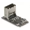 DELOCK sisemine M.2 Mini-SAS-ile adapterkaart 64260, M.2 host, Mini-SAS väljund, JMicron JMB585, must, LED