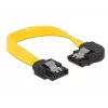 SATA kaabel DeLOCK 83957 0,1 m 7-kontaktiline Must Kollane