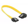SATA kaabel DeLOCK 83958 0,2m SATA 7-kontaktiline Must Kollane