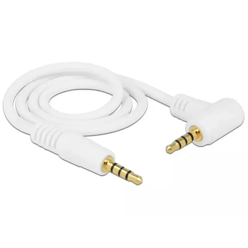 Audiojuhe DeLOCK 84736 0,5 m 3,5 mm valge