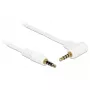 Audiojuhe DeLOCK 84736 0,5 m 3,5 mm valge
