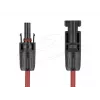 Kaabel DELOCK 90974 DL4 päikesekaabel 6 mm² 3 m punane/must DC 1000 V isane emasesse
