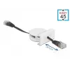Võrgu sissetõmmatav kaabel DeLOCK Easy 45 moodul RJ45 Cat.5e must