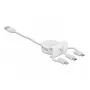 DeLOCK Easy 45 moodul USB 2.0 3-in-1 sissetõmmatav kaabel 0,5 m