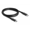 DeLOCK USB4 40 Gbps koaksiaalkaabel 1.2 m USB PD 3.1 240 W