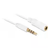Audio kaabel DeLOCK 84717 0.5m 3.5mm Valge