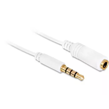 Audio kaabel DeLOCK 84717 0.5m 3.5mm Valge
