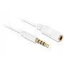 Audio kaabel DeLOCK 84717 0.5m 3.5mm Valge
