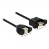 USB-kaabel DeLOCK 1m USB 2.0-A/USB 2.0-B Must