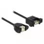 USB-kaabel DeLOCK 1m USB 2.0-A/USB 2.0-B Must