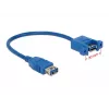 USB-kaabel DeLOCK 0,25m 2xUSB3.0-A