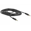 3,5 mm helikaabel DeLOCK 83746, 2 m, must