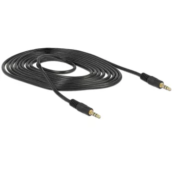 3,5 mm helikaabel DeLOCK 83746, 2 m, must