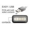 USB-kaabel DeLOCK 85165 USB 2.0 1m USB A Micro-USB B Must