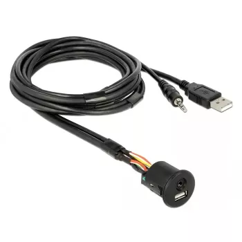 USB-kaabel DeLOCK 85718 1,5m USB A Must