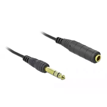 Audio kaabel DeLOCK 85938 2m 6.35mm Must