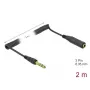 Audio kaabel DeLOCK 85938 2m 6.35mm Must