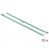 Kaabliside DeLOCK 18801 terasest roheline 200mm 10 tk