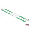 Kaabliside DeLOCK 18808 terasest roheline 10 tk
