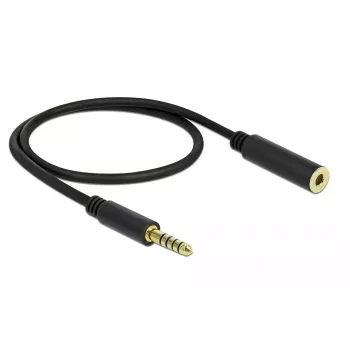 Audio kaabel DeLOCK 85795 0.5m 4.4mm Must
