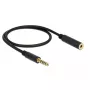 Audio kaabel DeLOCK 85795 0.5m 4.4mm Must