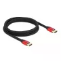 HDMI-kaabel DeLOCK Ultra High Speed 48 Gbps 8K 60 Hz punane 2 m