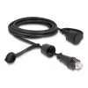 DeLOCK võrgukaabel RJ45-pistik pistikusse RJ45 Cat.6 STP 3m IP68 veekindel
