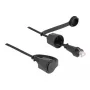 DeLOCK võrgukaabel RJ45-pistik pistikusse RJ45 Cat.6 STP 3m IP68 veekindel