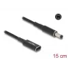 DeLOCK Adapterkaabel USB USB-C emane 5.5 x 2.1 mm isane 15 cm