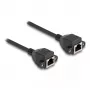 DeLOCK RJ50 pikenduskaabel emane-emane S/FTP 0,5 m must