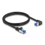DeLOCK võrgukaabel RJ45 Cat.6A S/FTP 1m must
