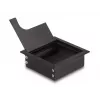 Kaabliläbiviik DELOCK 66855 laua jaoks, must, 80×80×28 mm, 1 tk