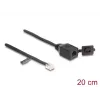 DeLOCK kaabel RJ12 pistik RJ12 pesasse 20 cm must