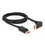 DisplayPort-kaabel DeLOCK 87055 2m 8K 60Hz isane isasele 90° ülespoole