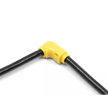 Kaabliklamber DeLOCK 88123 kollane 8 tk universaalne