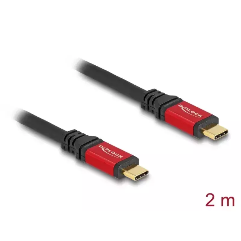 USB-kaabel DeLOCK 80091 USB-C isane-isanele 5 Gbps 2 m PD 3.0 100 W
