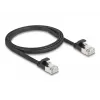 Võrgukaabel DeLOCK 81163 RJ-45 Cat6a 1 m Must