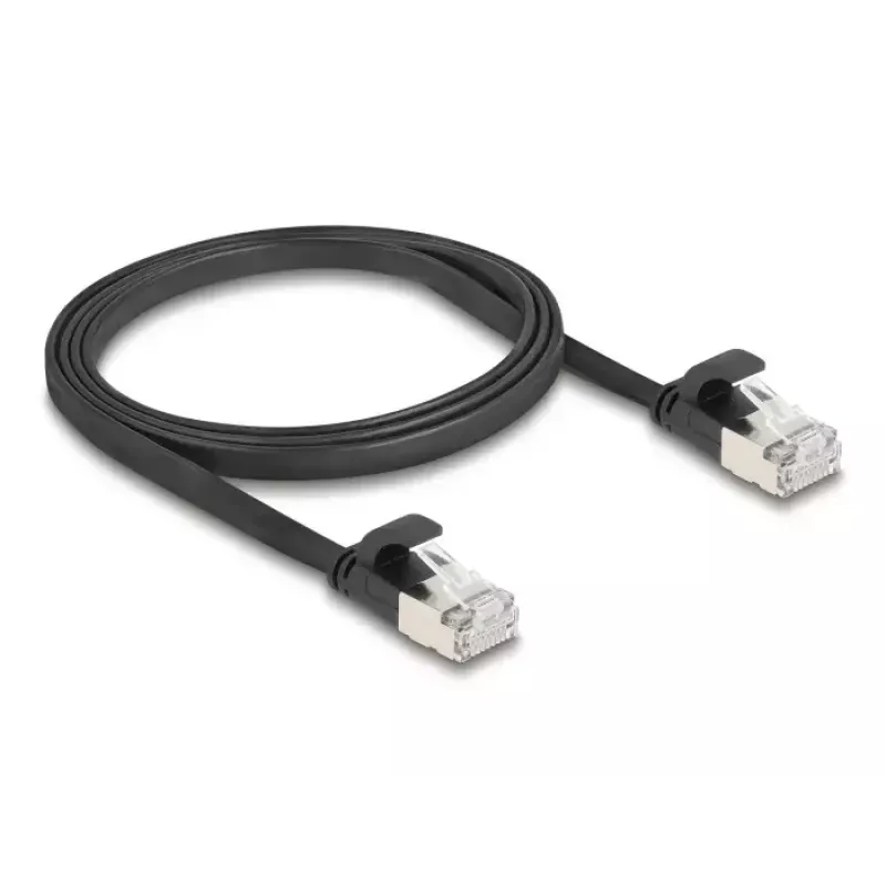 Võrgukaabel DeLOCK 81163 RJ-45 Cat6a 1 m Must