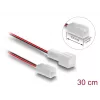 Arvuti jahutussüsteemi kaablipikendus DELOCK 90869 — PVC, 1,3 mm läbimõõt, must/punane/valge