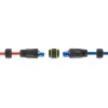 Pistikupesa adapter DELOCK RJ45 pesa RJ45 pesale M23 keermega Cat.6a/Cat.7 jaoks, IP68, must