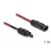 Kaabel DELOCK 90973 DL4 päikesekaabel 6 mm² 1 m punane/must isane-emane 1000 V DC